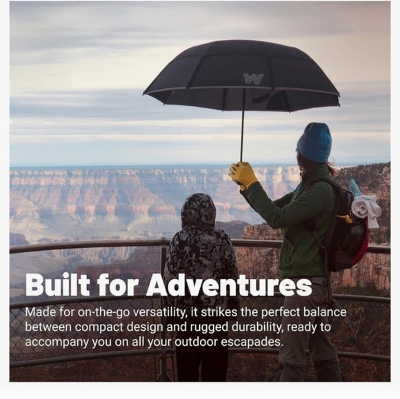 NEW Weatherman Collapsible Umbrella Folds of Honor Patriotic USA Sport Golf - Picture 8 of 13